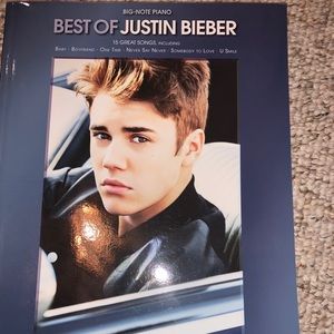 Best of Justin Bieber sheet music